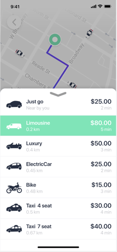 Uber Select Car